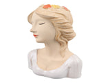 Modern Ceramic Face Vases Decorative Modern Style Shy Girl Flower Lady Head Vase for Unisex Plants V1294-YM0706-3115230067211