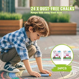 VEVOR Easel Accessory Set Chalk & Markers & Paper Rolls 32PCS for Standing Easel V952-MZKETHJPJBBH0DQ35V0