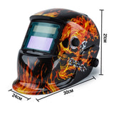 ROSSI Solar Auto Darkening Welding Helmet Mask MIG/ARC/TIG Welder Machine V219-WH4000-FIRE