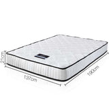 Giselle Bedding 21cm Mattress Tight Top Double MATTRESS-21-D