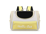 Yellow Transparent Pet Carrier Backpack for Cats and Small Dogs V888-ELOSUNG10808
