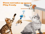 Interactive Cat Toys for Indoor Cats, Automatic Electric Feather Wand Toy,Rechargeable Kitten & V1370-AZ4-15855