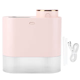 450ml Mini USB Humidifier High Capacity Double Spray Humidifier with Light for Bedroom OfficePink V1294-YM0523-3113210239112