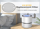 LV-H-132 Replacement Filter Compatible with LEVOIT LV-H-132 Air Puri-fier Replacement Filter, Part V1258-DP02-WO-662