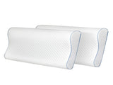 Dreamz Memory Pillow Supprt Shoulder FoamWhite Pillowcase PILO1009-WH