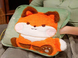 Travel Blanket and Pillow Set Multifunctional Plush Cute Animal Hand Warmer Blanket Pillow for V1294-YM0706-3117230223511