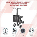 Knee Walker Scooter Mobility Alternative Crutches Wheelchair Portable V63-837691