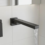 Bath In Wall Swivel Spout in Matte Black V63-848071