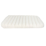 Pawz XL Size Orthopedic Dog Bed with Sherpa Plush Removable Cover in White PT1275-XL-WH