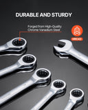 VEVOR Combination Wrench Set 8-Piece Metric 8 mm to 19 mm with Organizer Rack V952-ZXBSTZGDK8PCTOFDPV0