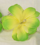 1 Set of 20 LED Green Frangipani Flower Battery String Lights Christmas Gift Home Wedding Party V382-GRFRANGIBATT20