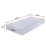 Palermo Contour 20cm Encased Coil King Single Mattress CertiPUR-US Certified Foam V63-818733