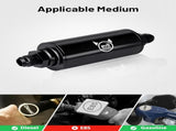 Inline Fuel Filter 10 Micron with 6AN 8AN 10AN Adapter&Bracket Clamp 50MM Universal V1258-DP02-C-3099