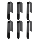 6PCS Hat Racks for Baseball Caps Acrylic Wall Mounted Self Adhesive Hat Storage Holder Wall Hat Hook V1294-YM0901-3116240033111