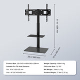 VEVOR Stand Mount, Swivel Tall Stand for 32 to 65 inchs, Height Adjustable Portable Floor V952-LDDSZJGDZXG65LL11V0