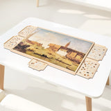 VEVOR 2000 Piece Puzzle Board with Drawer Cover Portable Wooden Jigsaw 102x74cm V952-ZMPTB2000JXWP3K58001V0