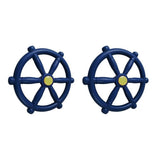2X Kids Playground Steering Wheel, Swingset Wheel Attachment,Pirate Ship for Jungle Gym or Swing Set V1369-AZ3-W-15456