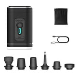 Portable Air Pump for Inflatables with Camping Lantern,300L Mini Air Pump, 1200mAh V1366-AZ2-W-15207