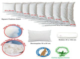 Duck Feather Rich Fill Cushion Inserter Square 55 x 55cm V442-ABR-CUSHION-FEATHERINSERT55CM-WHITE-SQ