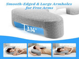 Side Sleeper Pillow with Arm Channel for Shoulder, Neck & Rotator Cuff Pain Relief, Memory Foam V1107-115-45983