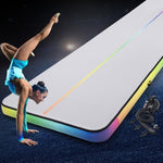 Everfit 6M Air Track Mat Inflatable Gymnastics Tumbling Mat W/ Pump Colourful ATM-6-2-02M-MC-AP