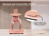 Social Hike 55cm Vibration Plate Machine Full Body Exercise Platform 200W Pink V238-SUPDZ-41071901573200
