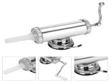 2 LB Aluminum Alloy Sausage Stuffer Maker Meat Filler Kit for Home Use V1294-YM0727-JY17105