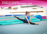 Powertrain Airtrack 20cm Thick 6m x 2m Inflatable Gymnastics Tumbling Mat Air Track - Mint Gree IFM-0602-GYGN