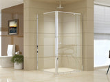 Semi Frameless Shower Screen x 195cm Side AS/NZS Glass V63-828701