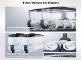 Commercial Frozen Drink Maker, 15Lx2 Double Tank Slushy Machine, 120 Cups Stainless Steel Margarita V952-CGXXRJX215LSN1G19V3