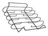 Rib Rack Iron Roasting Stand for Smoking and Grilling Holds Up to 4 Ribs for Outdoor BBQ Accessories V1294-YM0521-3111220303211