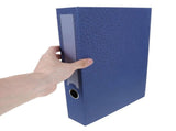 Document Folder Blue Desktop File Organizer for Home and Daily Paper Storage V1370-AZ4-14899