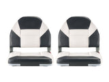 Boat Seat, High Backrest, Folding Fishing Boat Seat with Thickened Sponge Cushion & Waterproof PVC V952-ZDCZYGKB2JHHOSF4P001V0