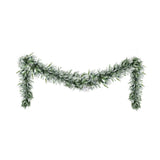 Jingle Jollys 3M Christmas Garland Pre-lit LED Lights Snow Frosted Tips Decor XM-TR-GAR-SNOW-3M-LED