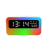 4 in 1 Bluetooth Speaker Alarm Clock RGB Night Light White Noise Machine V1263-JX-8228