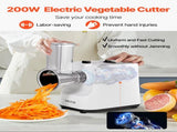Electric Cheese Grater Salad Maker, 200W Salad Shooter, Electric Vegetable Slicer Shredder Chopper V952-DDSCQPJSL5PD9UHP8002V3