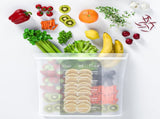 Bangp Premium Silicone Reusable Food Storage Bags,4 Pack,Stand-Up Bottom,Multi-Use Food Freezer V1259-DP01-F-72