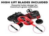 BAUMR-AG 150L Grass Catcher, for 30" 300RX Electric Ride on Lawn Mower V219-MOWACCBMC30A