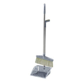 Broom Dustpan Set Cleaning Tool Dust Pan Long Handle Broom Brush Kit for Home Bedroom Gray V1294-YM0710-3117230293911