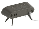 Newgate Space Hotel Cyborg Led Alarm Clock Grey V398-NGSH-CYBO-S1-GY