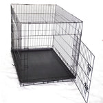 36' Portable Foldable Dog Cat Rabbit Collapsible Crate Pet Cage with Cover Blue V278-CR36-W-COVER-BLUE