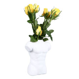 Men Body Vase Pottery Flower Vase Polished Compact Versatile Decor for Home Desk Office Living Room V1294-YM0710-3115230108211