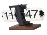 Digital Flip Desk Clock 12 Hours Single Sided Battery Powered Retro Mechanical Auto Flip Down Clock V1294-YM0901-3115240060312