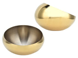 Stainless Steel Sugar Bowl Oblique Condiment Pot Polished Brushed Bowl for Serving Sugar Pepper Salt V1294-YM0901-3118210164713