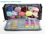 Knitting Bag, Knitting Tote Bag, Yarn Storage Organizer for Yarn, Knitting Needles and Other V1369-AZ3-W-01837