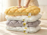 Mellow Sleep Pillow Puff, Pineapple Bun Fluffy Quilted Bed Pillow for Hot Sleepers, Cooling V1107-115-95843-YEL