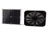 13.5 Inch Solar Powered Fan 100W Round Effective Cooling Solar Panel Fan Kit For Greenhouse Chicken V1294-YM0706-3113230242011