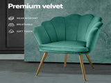 Artiss Armchair Velvet Green Callista UPHO-5002-VEL-GR