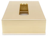 Tissue Box Innovative Rectangular 304 Stainless Steel Napkin Paper Holder Container Gold V1294-YM0721-3117210028811