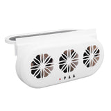Solar Powered Car Exhaust Fan 5000RPM Air Circulation Vehicle Cooling Vent Fan with USB Interface V1294-YM0901-3113240150912